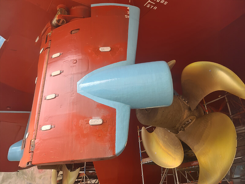 Rudder Protective Coating